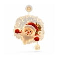 thumbnail image 1 of Diceymbol Christmas Suction Cup Window Light Light-Up Festive Window Scene Flat Plastic Christmas Decoration with Warm LED Lights, 7.09 in Santa, 1 of 7