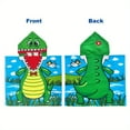 thumbnail image 1 of Diceymbol Crocodile Print Hooded Beach Poncho Microfiber Quick Dry Double Sided Print Wearable Beach Towel For Summer Beach Pool Bath Travel Outdoor Use 29.5X59.05 Inches, 1 of 6