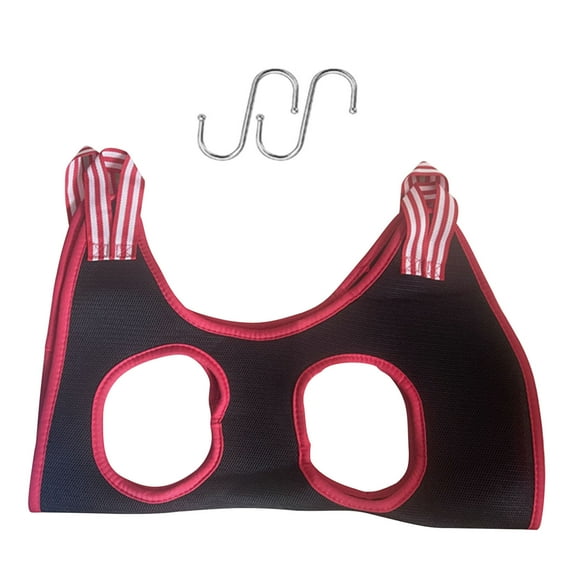 Diceymbol Dogs Hammocks Pet Nail Trims Beauty Sling Reinforced Knitted Grooming Hammock with 3D Breathable Mesh for Small/Medium Dogs Up to 40lbs