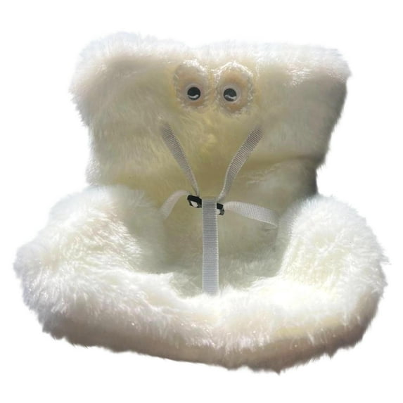 Diceymbol Doll Car Seat with Vent Clip & Stand 5.9 Inch Realistic Plush Car Seat for Dolls, Cute Vehicle Decor & Collectible Display Accessory for Doll Lovers