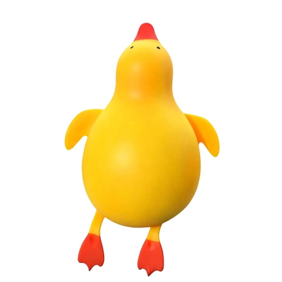Diceymbol Duck Slow Rising Squishy Giant Round Cartoon Animal Stress Squishy for Office Desk Home Desktop Daily Relaxation 14 In