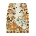 thumbnail image 1 of Diceymbol Fall Table Runner 13x72 Inch Thanksgiving Harvest Decor Pumpkin Maple Leaf Design for Dining Table Kitchen Party Home Decoration, 1 of 6