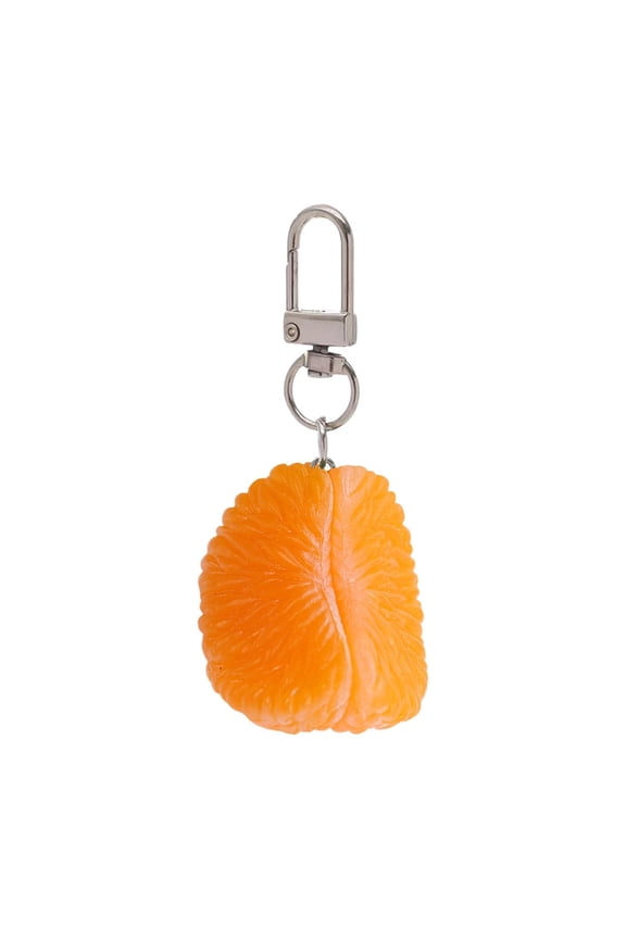 Fruit Keychain Adorable Cartoon Design Durable Key Chain for Backpack Purse Keys, Cute Gift Idea for Friends Couples Students Kids Themed Accessories