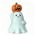 thumbnail image 1 of Diceymbol Ghost Figurine Halloween Tabletop Decor Pumpkin Head Design for Desk Shelf Display 3 Inch, 1 of 5