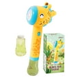 thumbnail image 1 of Diceymbol Giraffe Bubble Machine with 10-Hole Nozzle&nbsp;- 90ML Automatic Blower Creates 1000+ Bubbles/Minute for Outdoor Summer Fun, 1 of 7