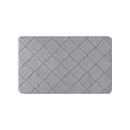 thumbnail image 1 of Diceymbol Gray Quilted Diamond Anti-Fatigue Floor Mat Non Slip Waterproof Rug for Kitchen Walkway Home Decor 31x20 Inch, 1 of 8