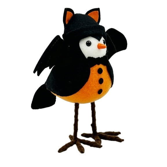 Diceymbol Halloween Bat Bird Figurine Spooky Decor for Table Patio Yard Home Halloween Home Decorations 8 Inch