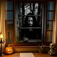 thumbnail image 1 of Diceymbol Halloween Ghost Woman Window Curtain Scary Door Hanging Decoration with High-Definition Print for Party and Home Decor, 1 of 7