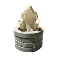thumbnail image 1 of Diceymbol Halloween Ghost in Stone Well Figurine Mini Spooky Tabletop Decoration for Mantel Shelf Party Decor 6 Inch, 1 of 8