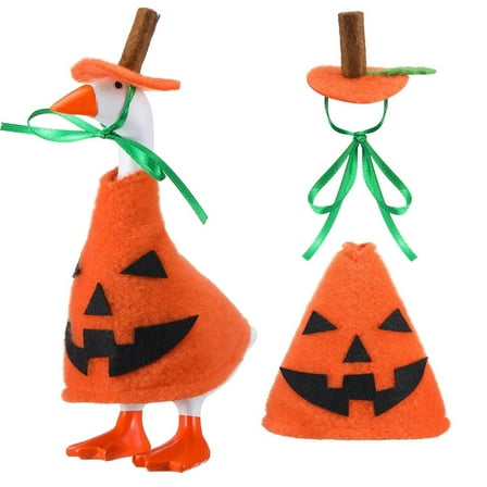 Diceymbol Halloween Goose Outfit Costume for Porch Garden Decor, 23 Inches