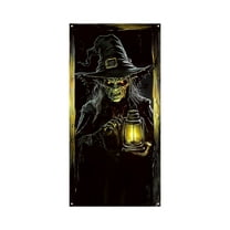 Diceymbol Halloween Party Door Hanging LED Friendly 71x35 Inches