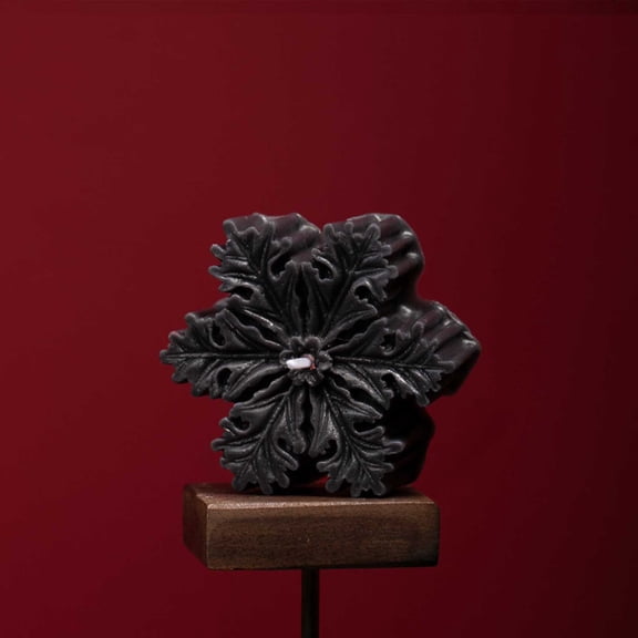 Diceymbol Handmade Christmas Candle Soy Wax Santa Snowman Decor 2.56 Inch Gift