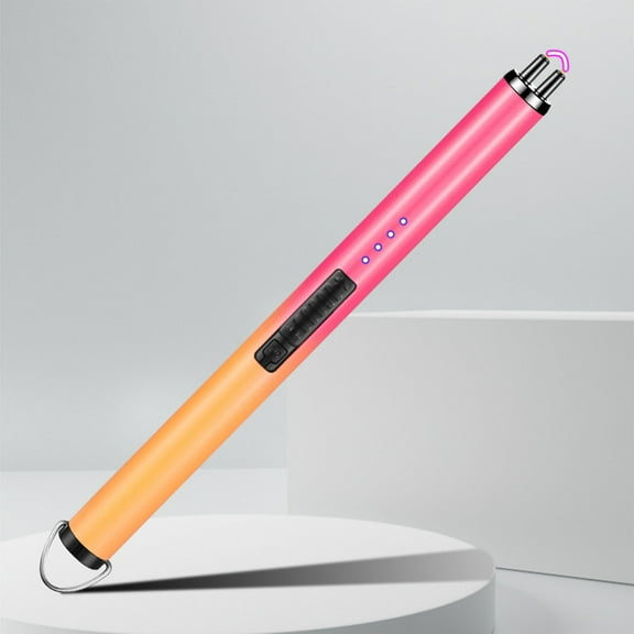 Diceymbol High Color Gradient Arc Lighter, USB Rechargeable Electric Lighter for Candles, Gas Stoves, Incense & Camping, Stylish, Safe, Windproof, and Portable Ignition Gun for Kitchen & Outdoors