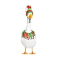thumbnail image 1 of Diceymbol Holiday Porch Goose Outfits Halloween Thanksgiving Christmas Lawn Goose Clothing Hat and Bandana Goose Outfit for 23" Goose Patio Yard Decor, 1 of 8