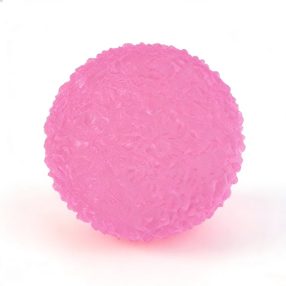 Diceymbol Ice Crack Texture Pink Ball Slow Rebound Squeeze, Soft Resilient Stress Relief & Calming Comfort, Unique Design for Office & Home Daily Relaxation and Desk Decor, 1.57 Inch