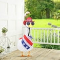thumbnail image 1 of Diceymbol Independence Day Flag Goose Lawn Decoration Set 24 Inch Outdoor Patriotic Goose Statue with US Flag Costume, Waterproof Yard Decor for 4th July Parties & BBQs, 1 of 8