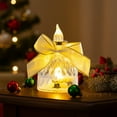 thumbnail image 1 of Diceymbol LED Crystal Christmas Light Flameless Decoration Bow Lamp 1Count, 1 of 7
