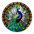 thumbnail image 1 of Diceymbol Large Dragonfly Suncatcher,Stained Glass Window Hanging, Stained Glass Window Suncatcher, Dragonfly Home Wall Art Decor for Indoor/Outdoor, Hand Multicolor Panel Sun Catcher, 1 of 8