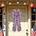 thumbnail image 1 of Diceymbol Large Patriotic Bow for 4th of July Decorations Star and Stripes Wreath Bow for Front Door Porch Mailbox and Home Decor 11x23 Inch, 1 of 6