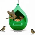 thumbnail image 1 of Diceymbol Novelty Shaped Hanging Bird Feeder Outdoor Wild Bird Feeder With Large Seed Tray Weatherproof Wild Bird Feeder For Garden Patio Yard Backyard Bird Watching, 1 of 5