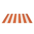 thumbnail image 1 of Diceymbol Orange White Striped Cotton Woven Rug Reversible Mat for Kitchen Entryway Patio Farmhouse Decor 32x20 Inch, 1 of 8