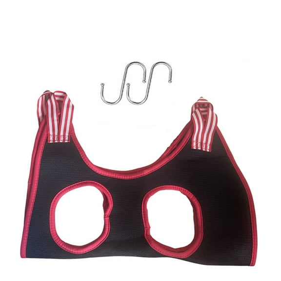 Diceymbol Pet Grooming Hammock Adjustable Restraint Sling for Nail Trims/Bathing, Fits Dogs 10-65lbs with Breathable Mesh