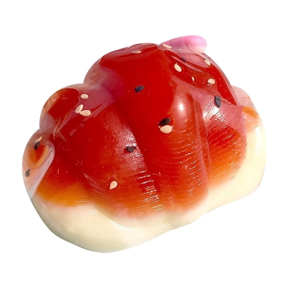 Diceymbol Realistic Sushi Shaped Squishy Stress Reliever Calming for Office Desk Tension Relief 3In