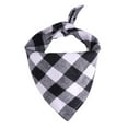 thumbnail image 1 of Diceymbol Reversible Plaid Dog Bandana Soft Fabric Triangle Scarf for Small/Medium/Large Pets, Perfect for Birthdays/Weddings/Travel, 1 of 7