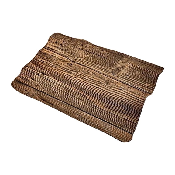 Diceymbol Rustic Wood Grain Print Floor Mat Non Slip Rug for Bathroom Entryway Patio Farmhouse Decor 24x16 Inch