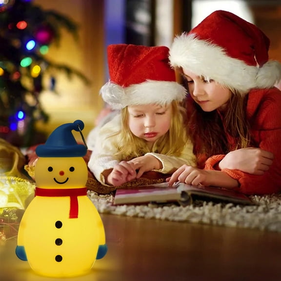 Diceymbol Snowman Christmas Night Light LED Hanging Decoration 2.95 by 4.72 Inch