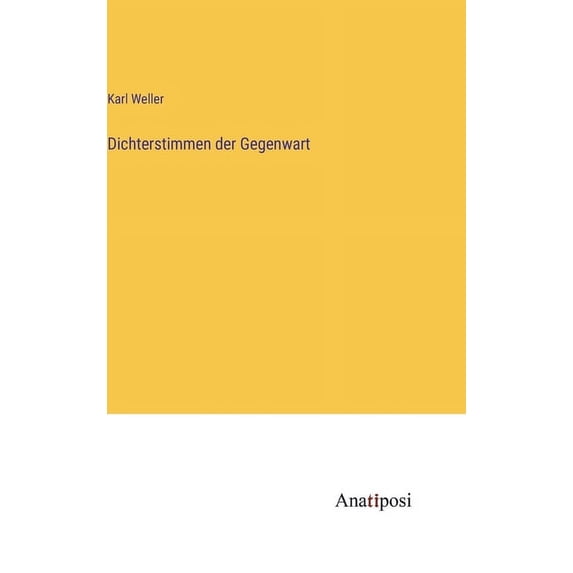 Dichterstimmen der Gegenwart, (Hardcover)