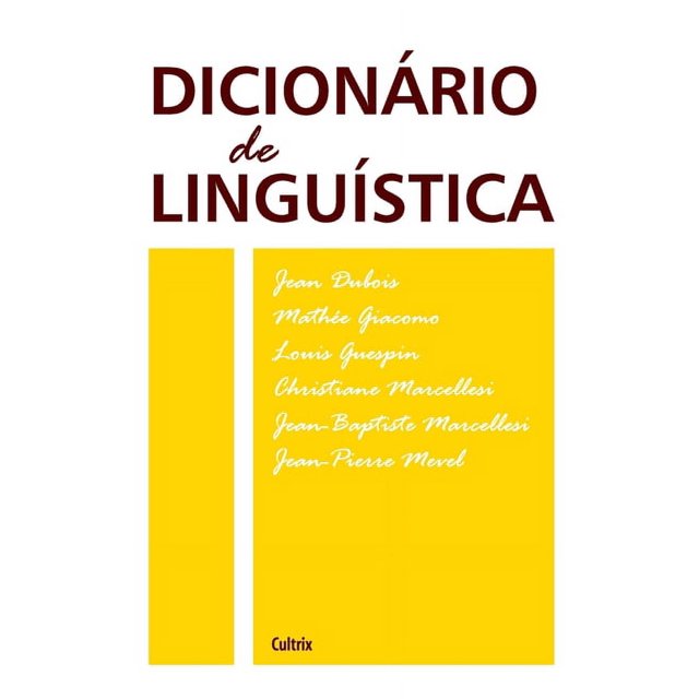 Dicionário De Linguística (Paperback)