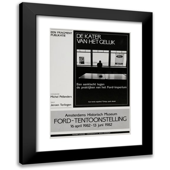 Dick Breebaart 18x24 Black Modern Framed Museum Art Print Titled - The Hangover of the Same (1982)