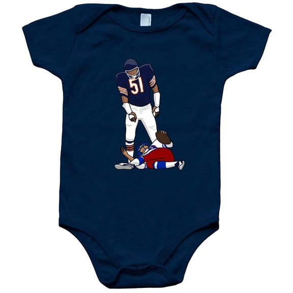 Dick Butkus Bears Sack Baby 1 Piece