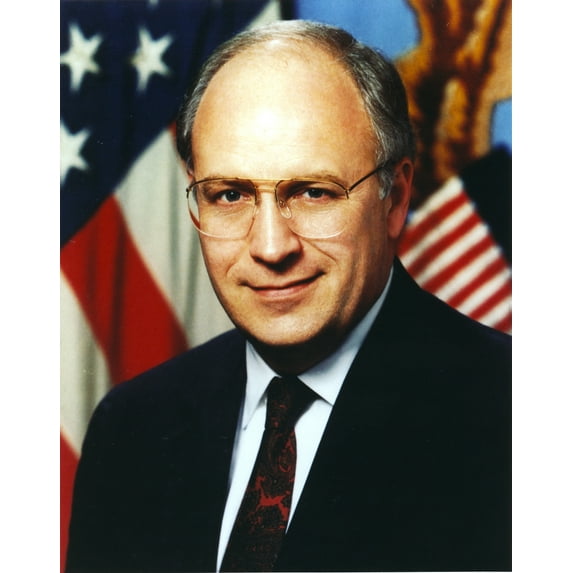Dick Cheney Portrait in Black Coat Photo Print (24 x 30)