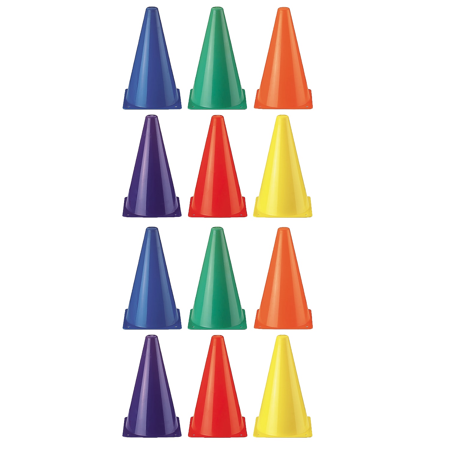 Dick Martin Sports  Rainbow Cones - 6 Per Set - Set of 2 - image 1 of 2
