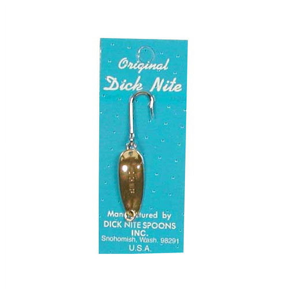 Dick Nite® Spoons Original #1 Nickel Chartreuse Head Fishing Hook 