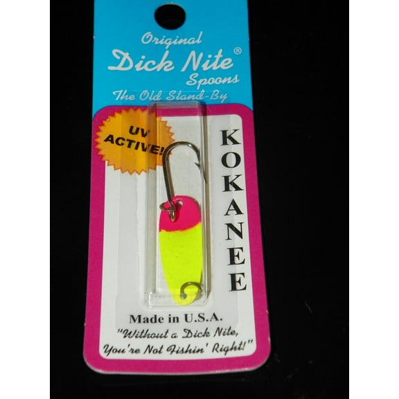 Dick Nite Spoons #1 Kokanee Uv Hot Pk / Pearl Fishing Products