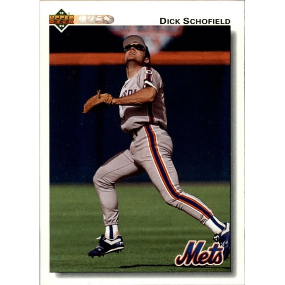 Dick Schofield 1992 Upper Deck MLB #791 Baseball Card New York Mets