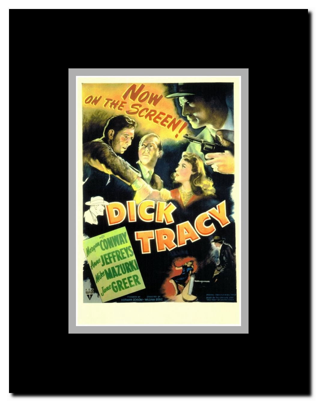 Dick Tracy Detective Framed Movie Poster