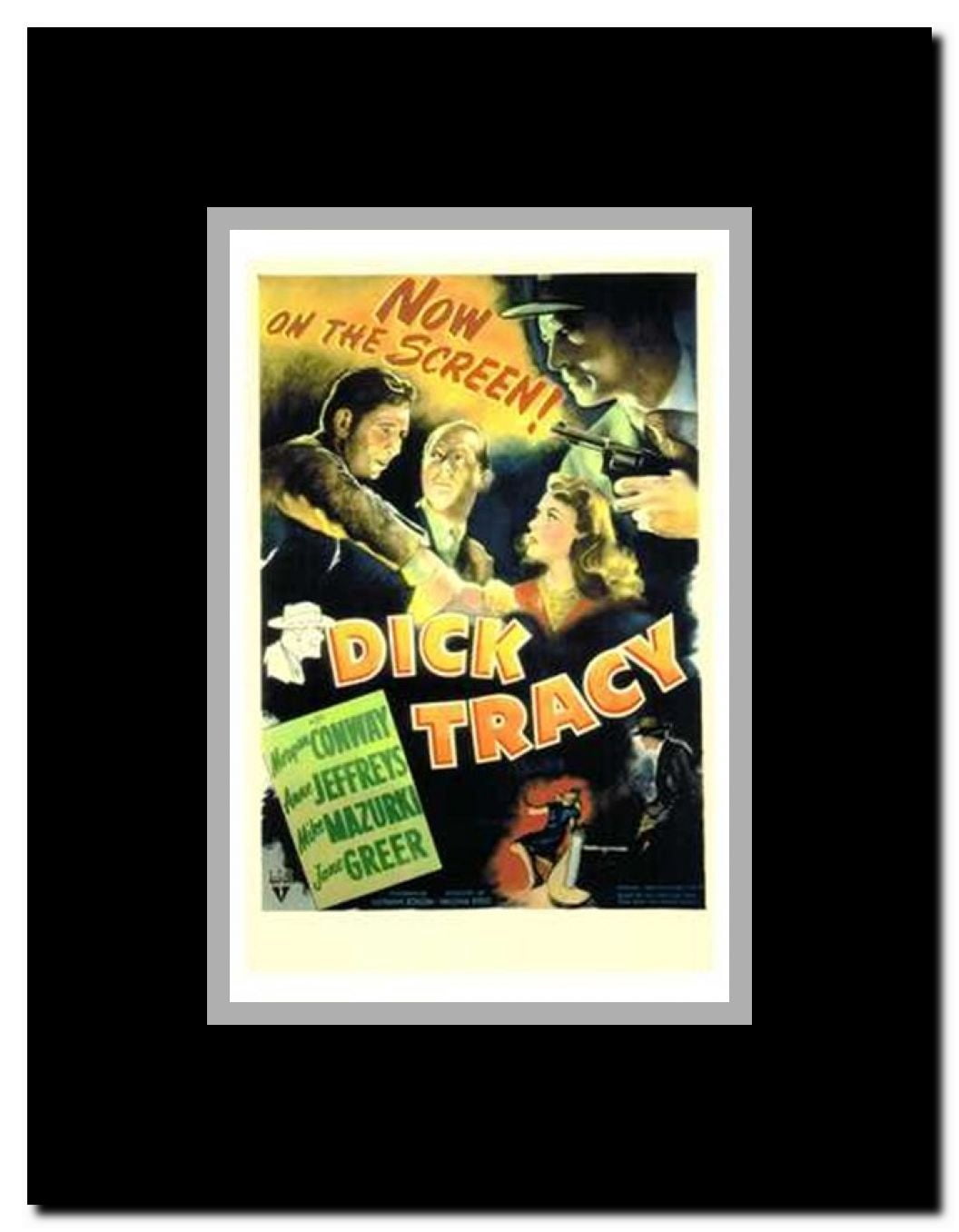 Dick Tracy Detective Framed Movie Poster