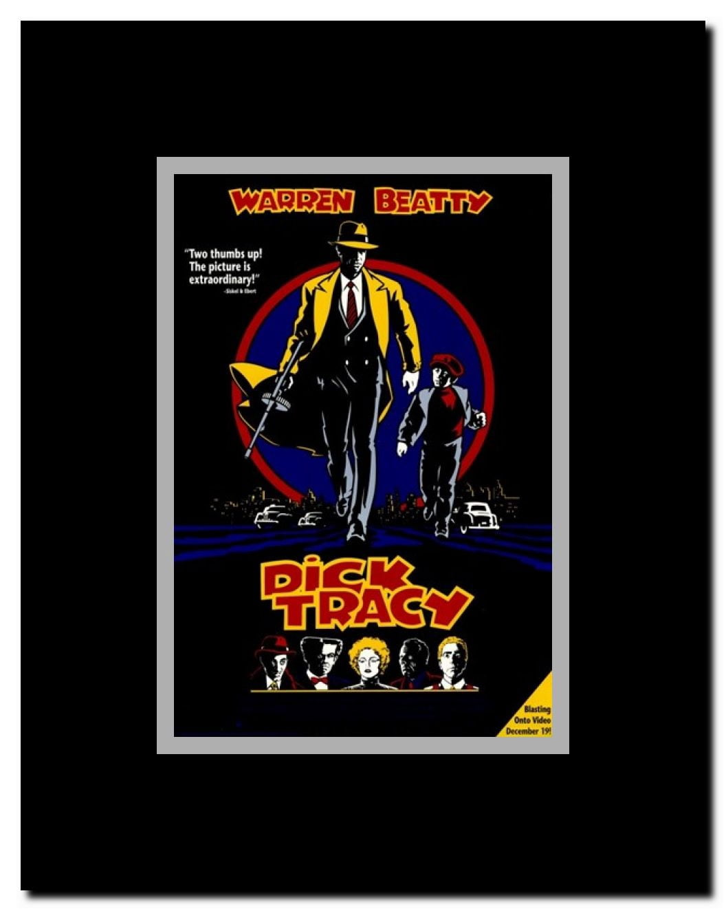 Dick Tracy Framed Movie Poster