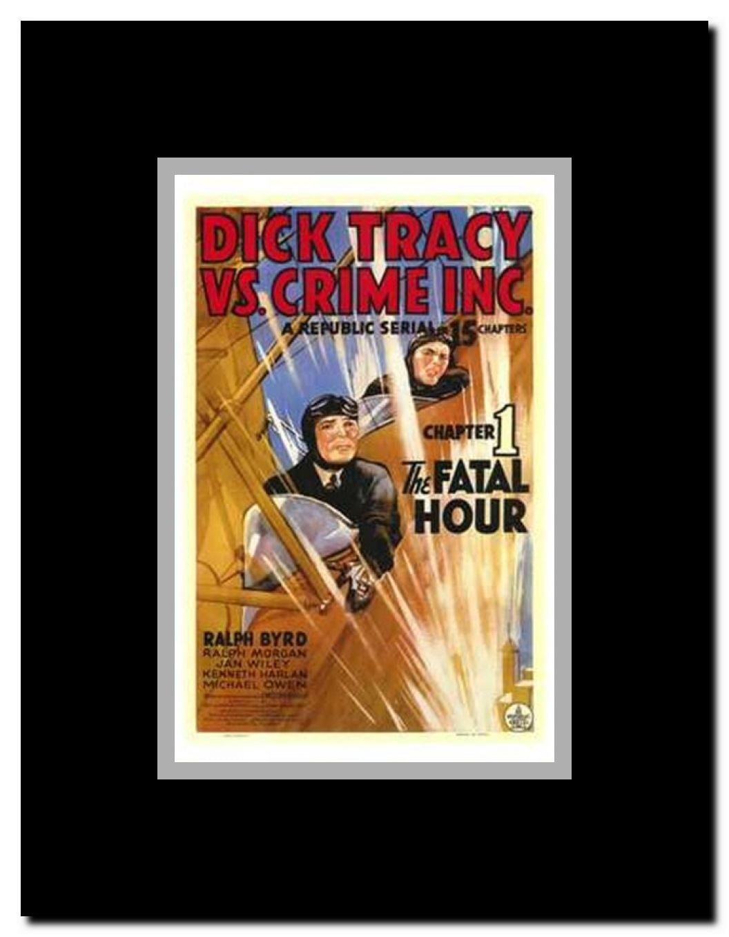 Dick Tracy Vs Crime Inc Framed Movie Poster