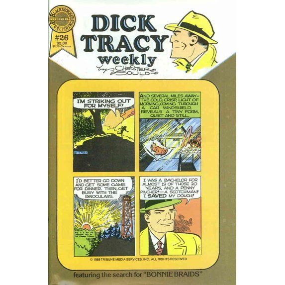 Dick Tracy Weekly #26 VF ; Blackthorne Comic Book