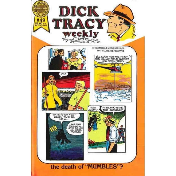 Dick Tracy Weekly #49 VF ; Blackthorne Comic Book