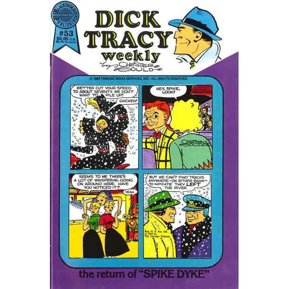 Dick Tracy Weekly #53 VF ; Blackthorne Comic Book