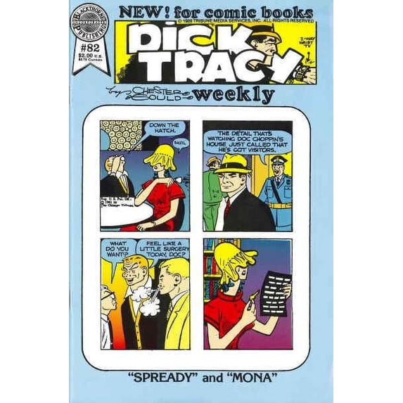 Dick Tracy Weekly #82 VF ; Blackthorne Comic Book