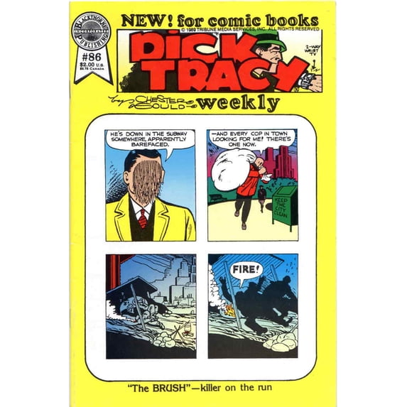 Dick Tracy Weekly #86 VF ; Blackthorne Comic Book