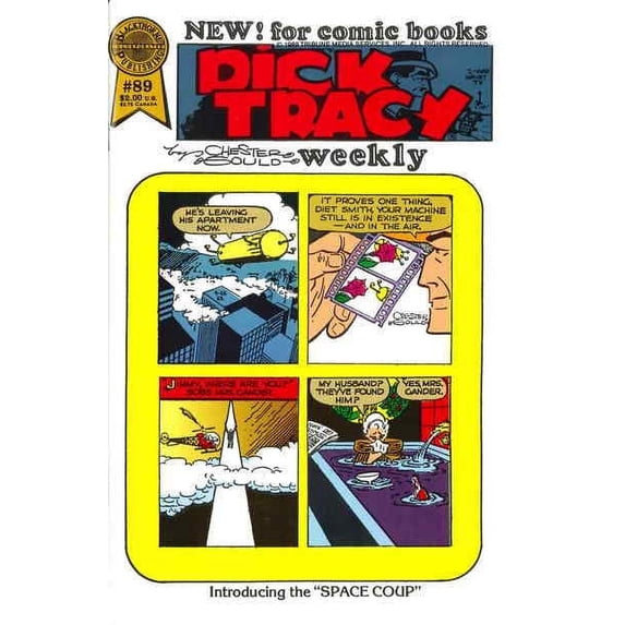 Dick Tracy Weekly #89 VF ; Blackthorne Comic Book