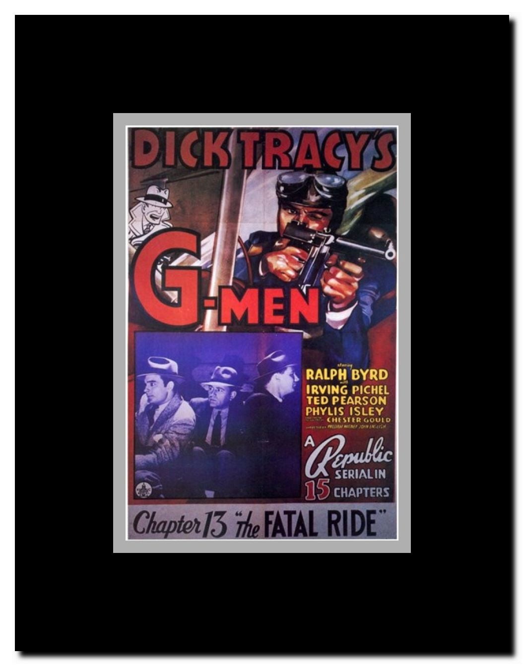 Dick Tracy's G-Men Framed Movie Poster